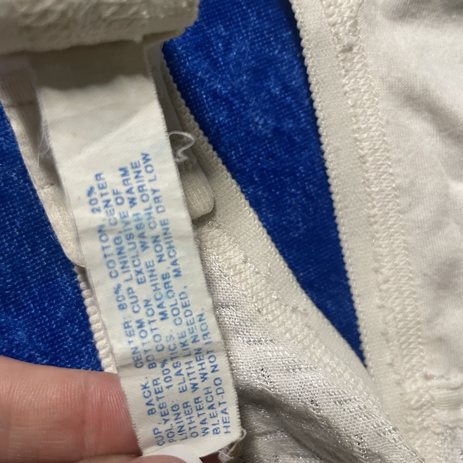 Vintage Playtex Everyday Basics Bra 36b White Bralette