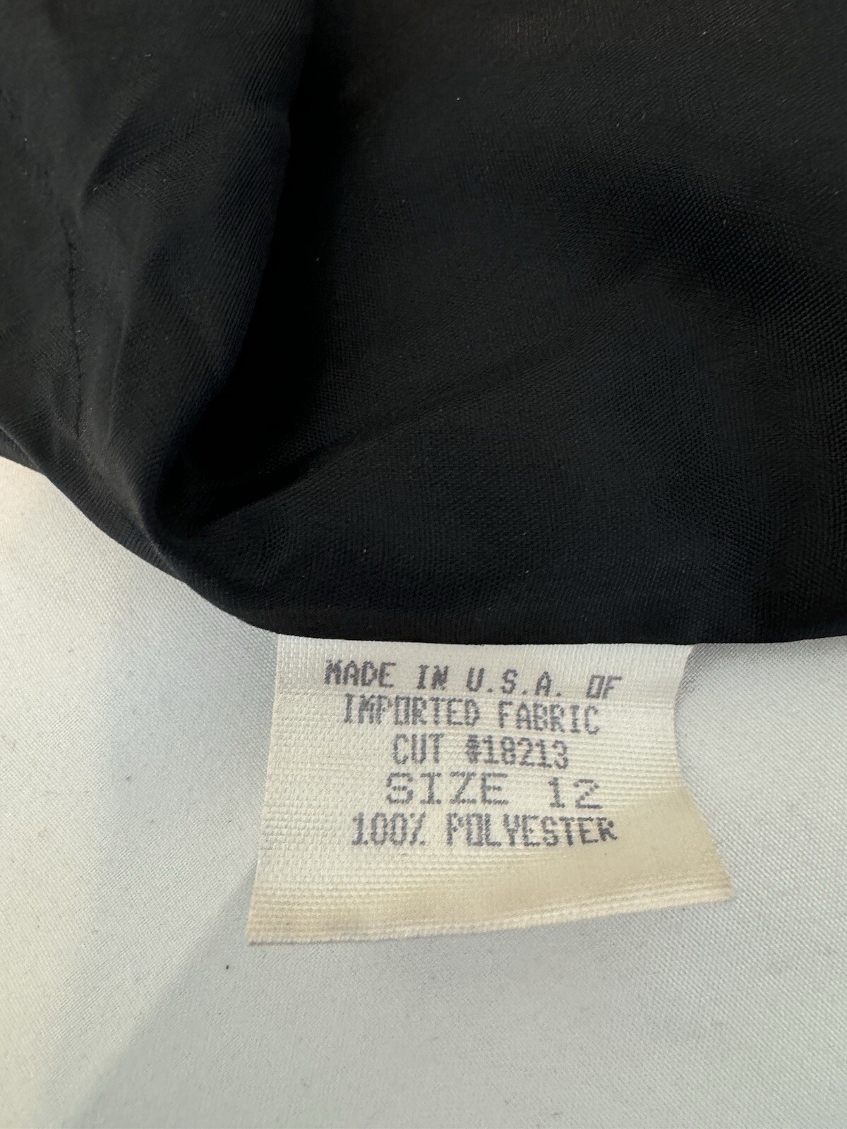 Vtg 90&rsquo;s Harold&rsquo;s Black Solid Sleeveless Short Top Cocktail/Party Top Size 12