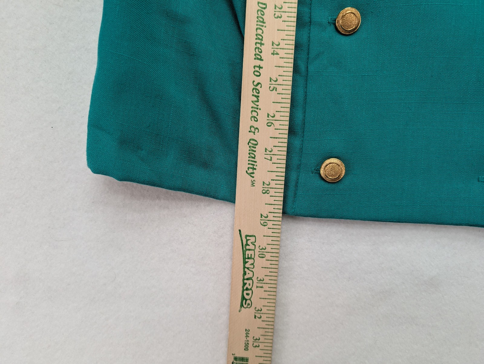 Vintage 80s Women&rsquo;s Skirt Suit Size 16 Green Double-Breasted Belt