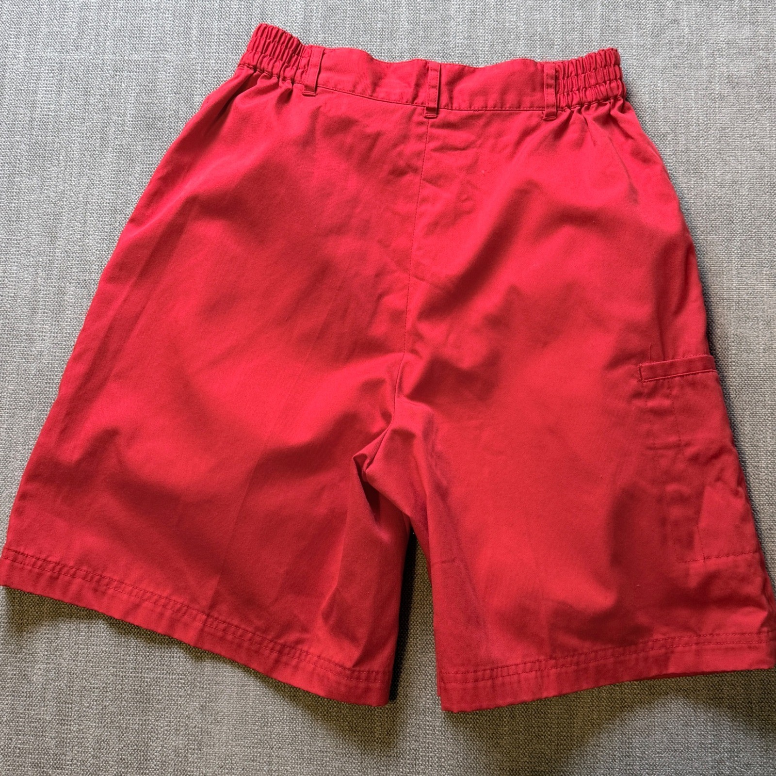 Vintage Ellesse Red High Waisted Pleated Sport Shorts Womens Size 8 Retro 90s