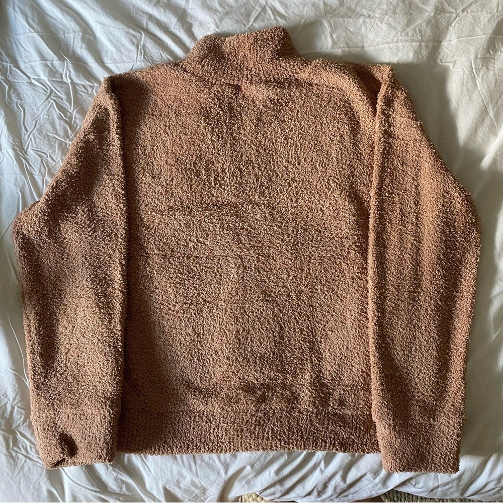 Honeydew Intimates Set Comfort Queen Half Zip Pullover & Joggers Size S in Sepia