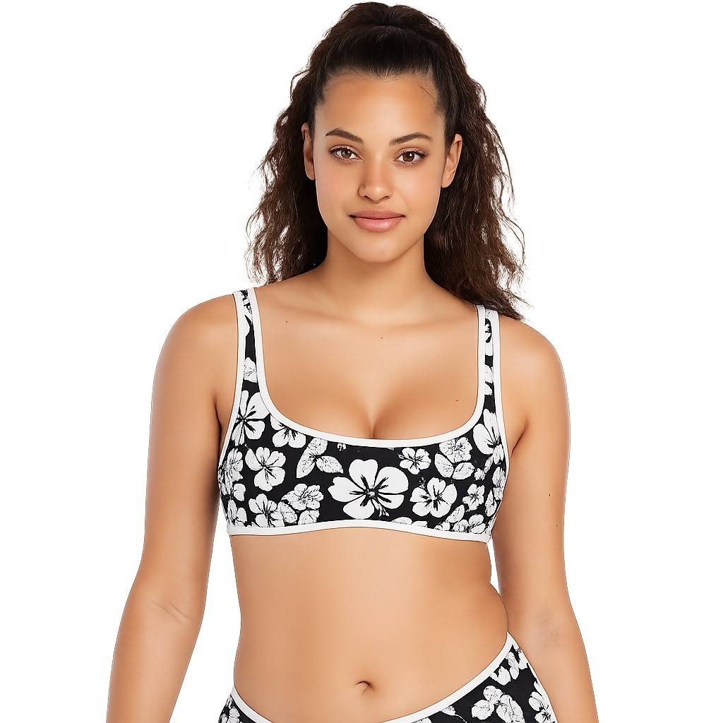 Women&rsquo;s Reversible Bikini Top by Volcom Floral XS NWT