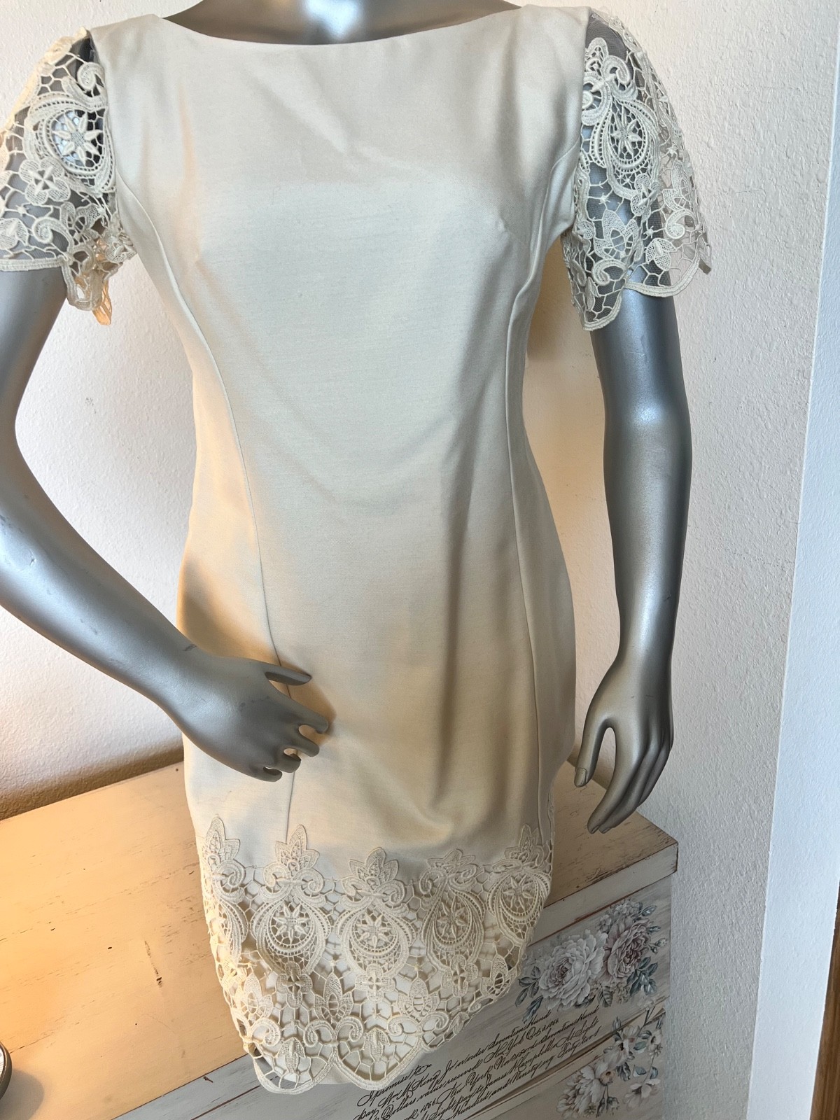 Sylvia Ann Vintage 60&rsquo;s 70&rsquo;s Shantung Silk jacket dress MOB