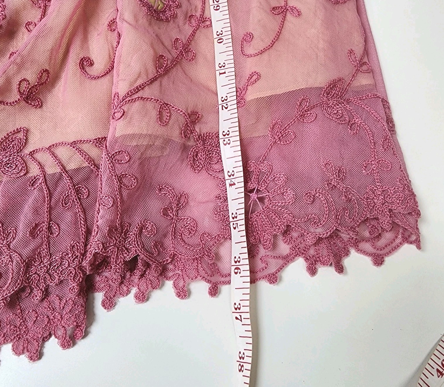 Betsey Johnson Bubblegum Pink Strapless Lace Dress Women&rsquo;s XS Y2K Garden Party