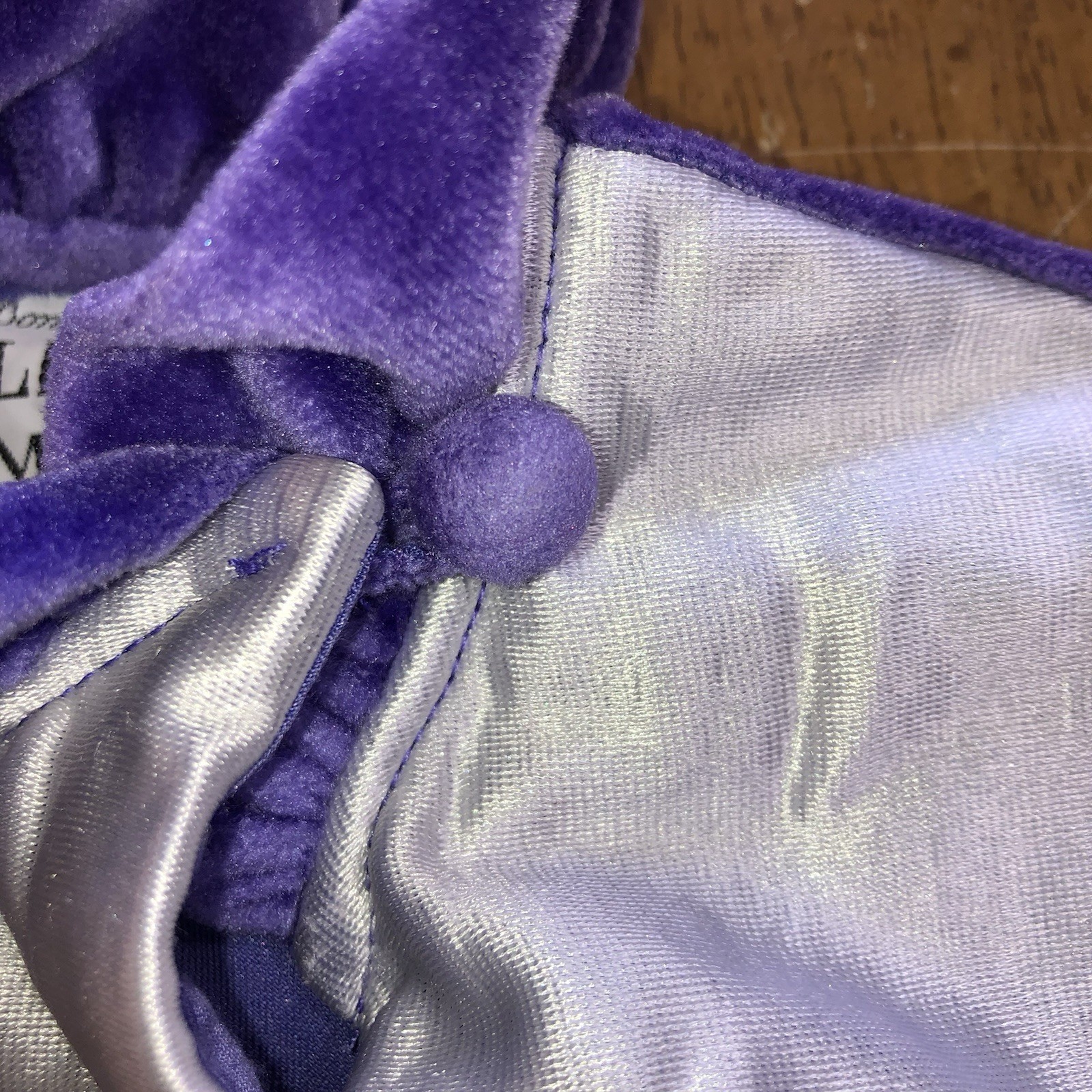 Vintage Donna Richard Gilligan & O&rsquo;Malley Velour Zip Robe Women&rsquo;s Petite Purple