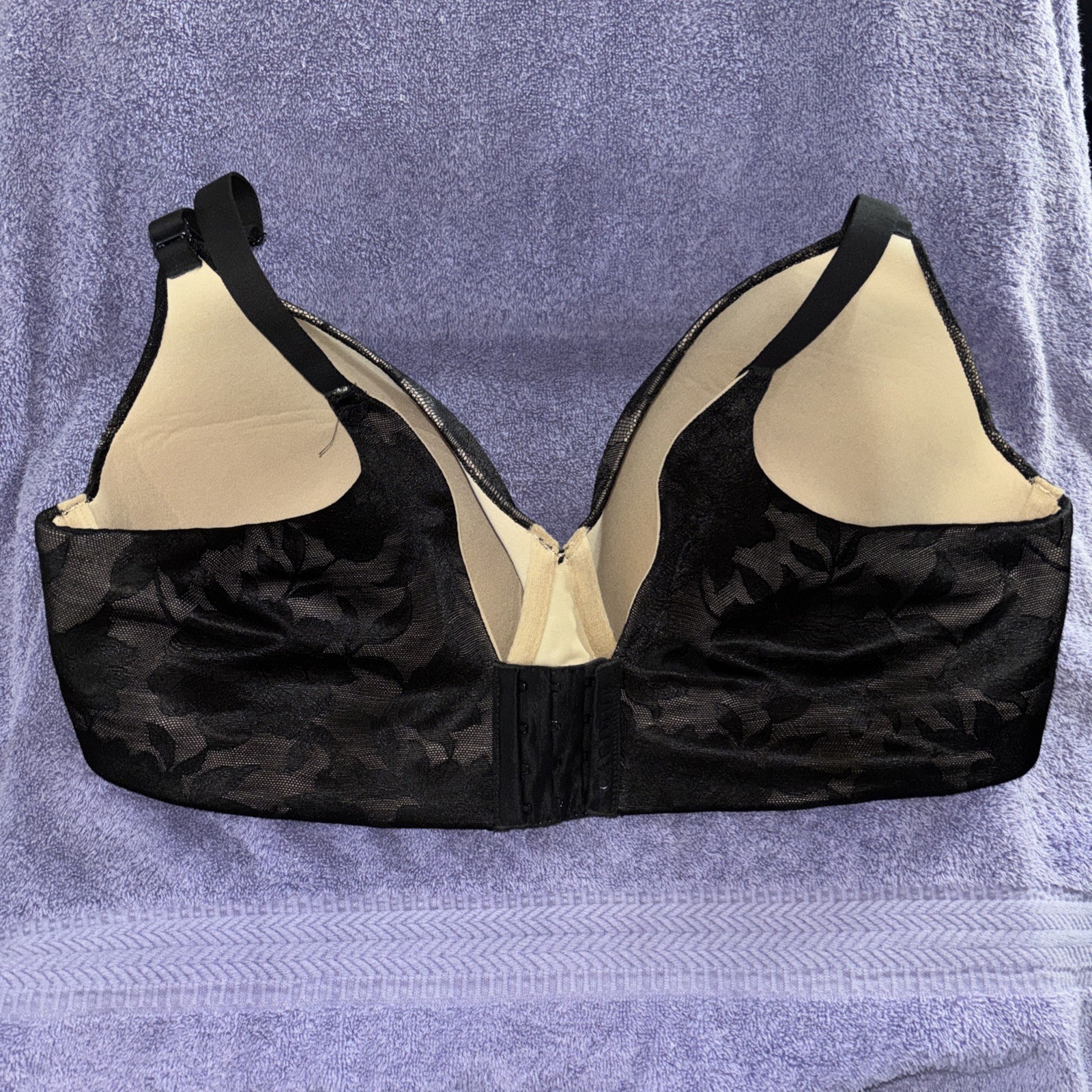 Cacique Modern Summer Lace Underwire Lined Balconette Bra Size 44DD