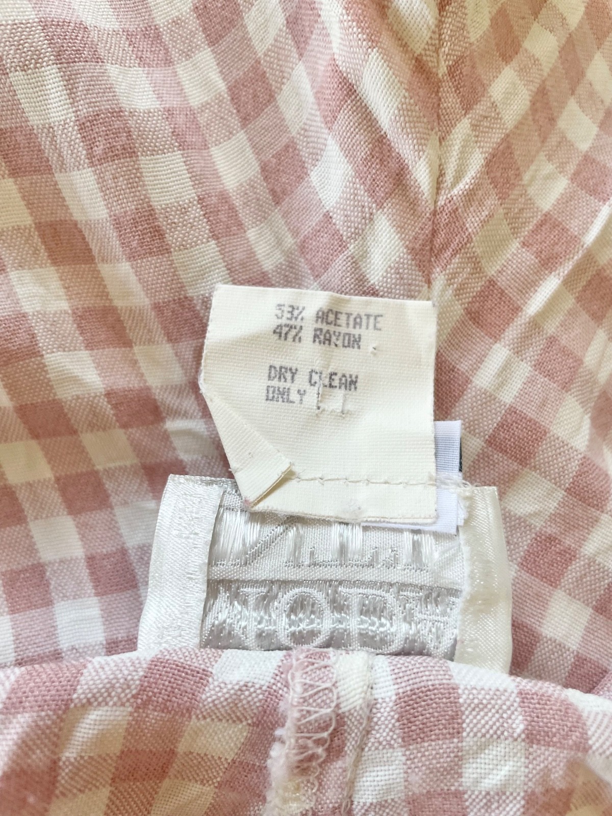 Vintage 90s Moda Intl Pink Gingham High Waist Pleated Shorts USA Made Sz 10