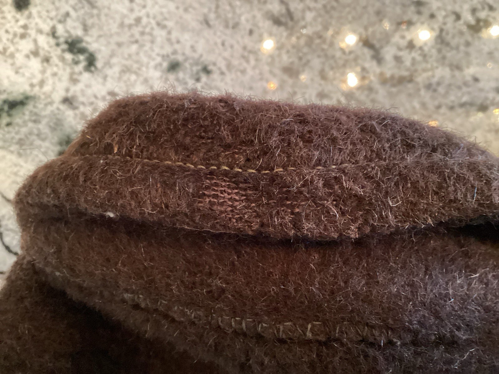 Vintage Alpaca Unit Brown Alpaca Trench Coat Bust 46”