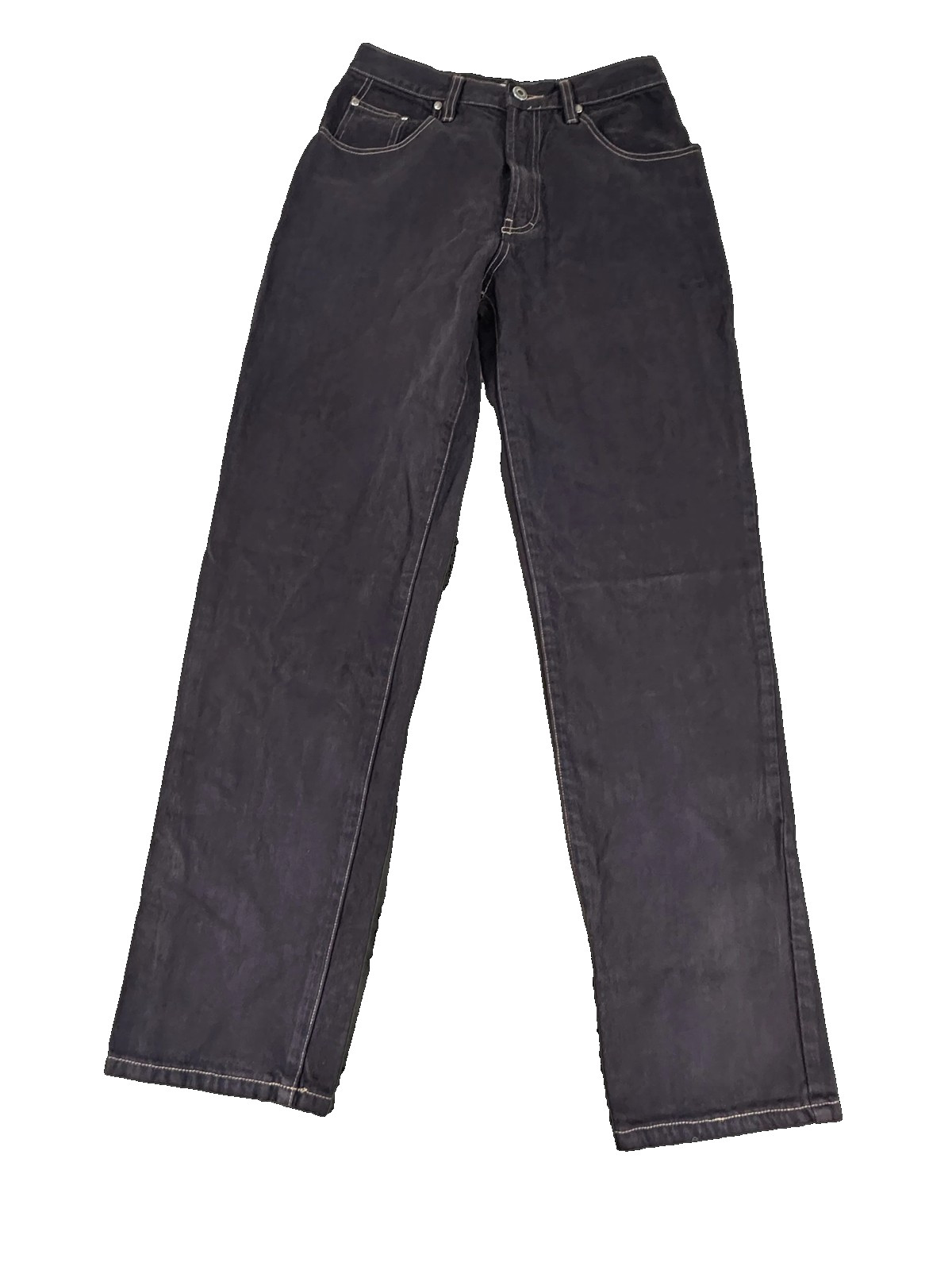 Vtg Unionbay 90&rsquo;s Jeans Size 18 26×30 Dark Wash Faded Black Straight Leg