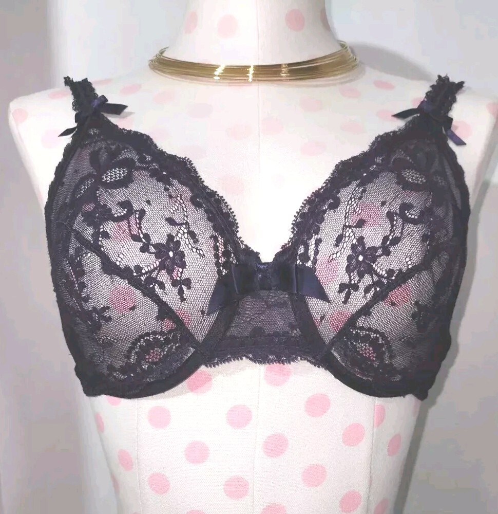 Vintage Victoria&rsquo;s Secret Gold Label Bra 36C Made in USA- NWOT – PURPLE