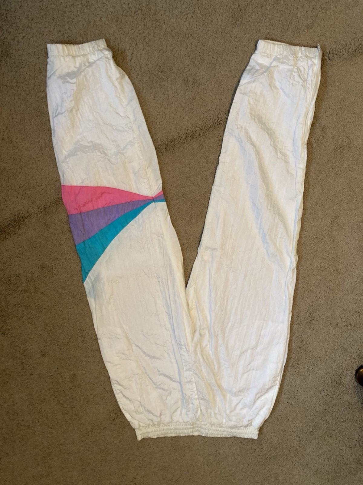 Vintage M 1990’s Windbreaker Suit GF Sport Jacket And Pants W/ Pocket And Tags