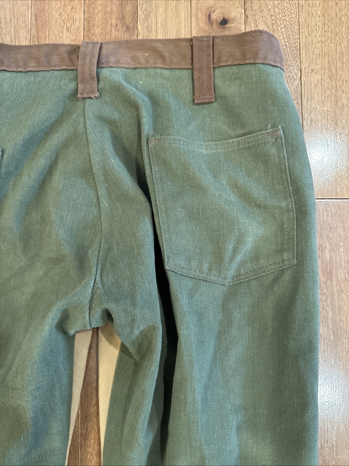 True Vintage 1970s Colorblock Hippie Flare Bell Bottom Pants 32 X 31