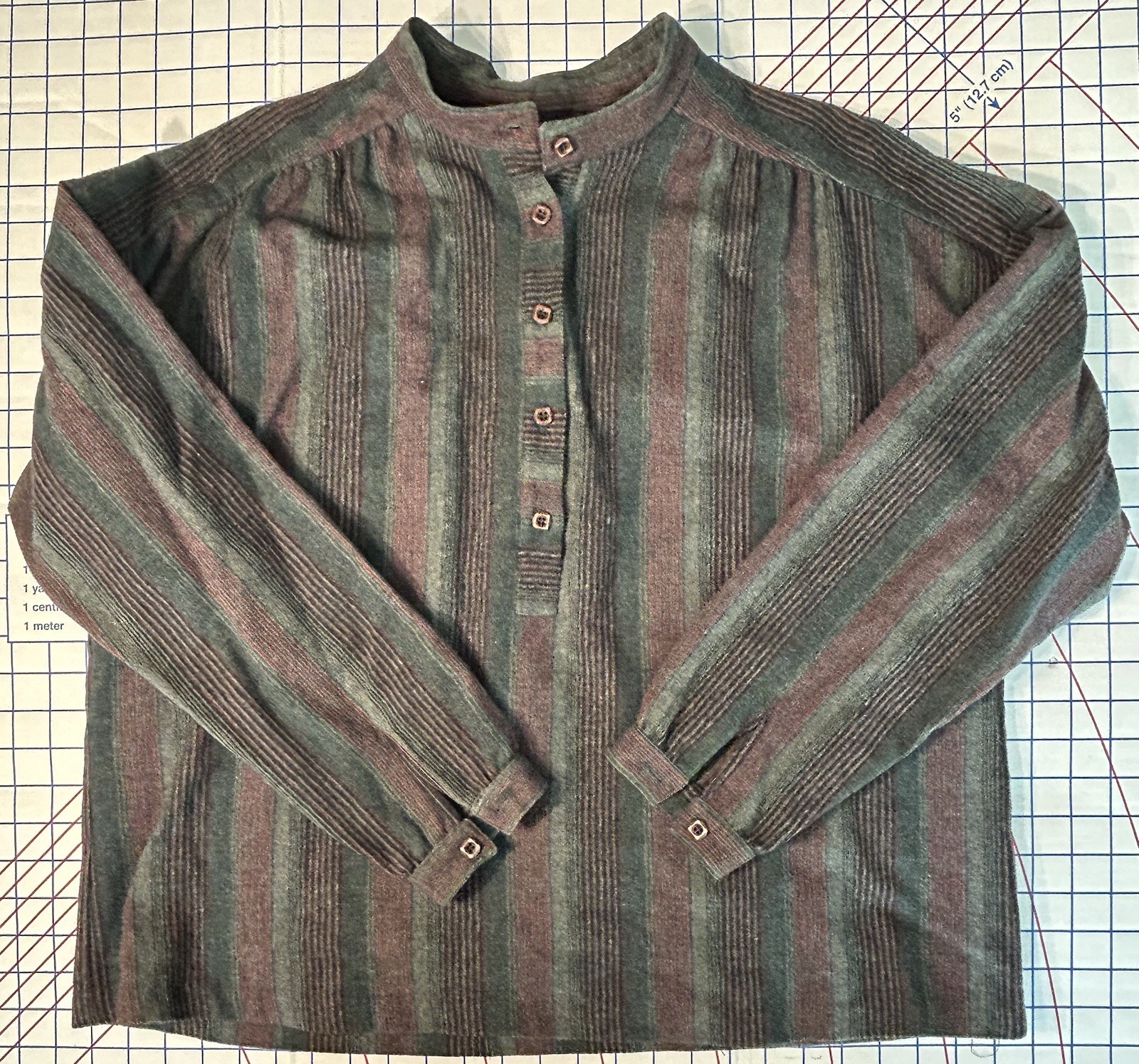 Vintage RARE Pendleton 60s 2 PC 100% Wool Skirt Suit Set Outfit 32IN Waist (M/L)