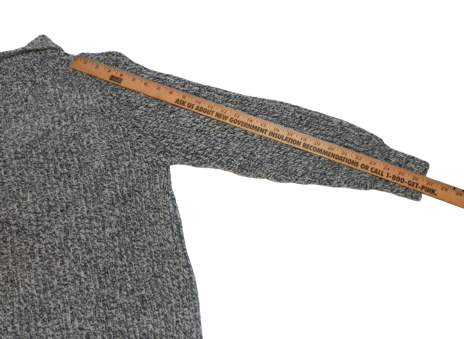 Vtg 80s Wool Sweater Ribbed Knit Beige Black Whaler Sportswear Made In England
