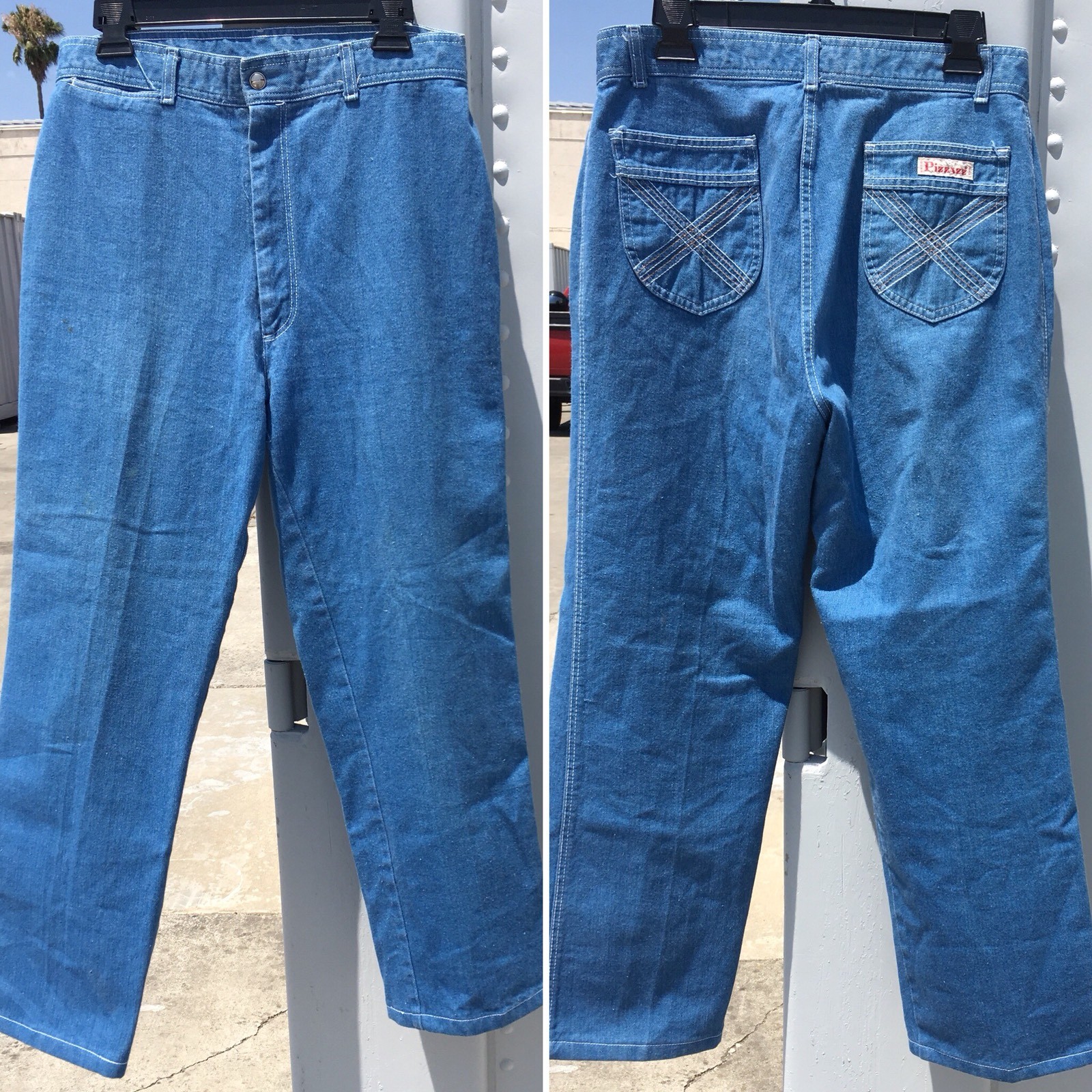 Vintage Pizzazz New York Paris Jeans High Waist 70s 80s 31 Waist Talon 42 Zipper