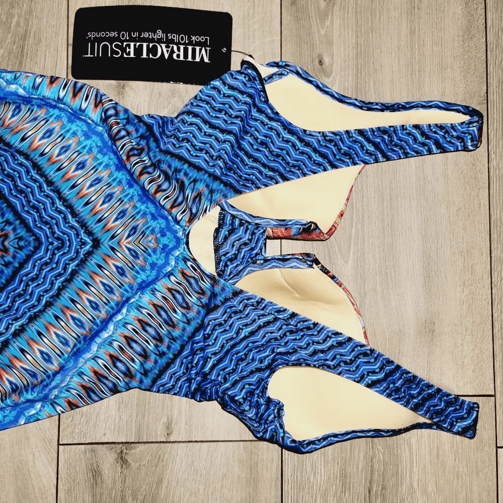 2023 Arrival Miraclesuit Casablanca Criss Cross Escape Sz 10 women&rsquo;s swimsuit