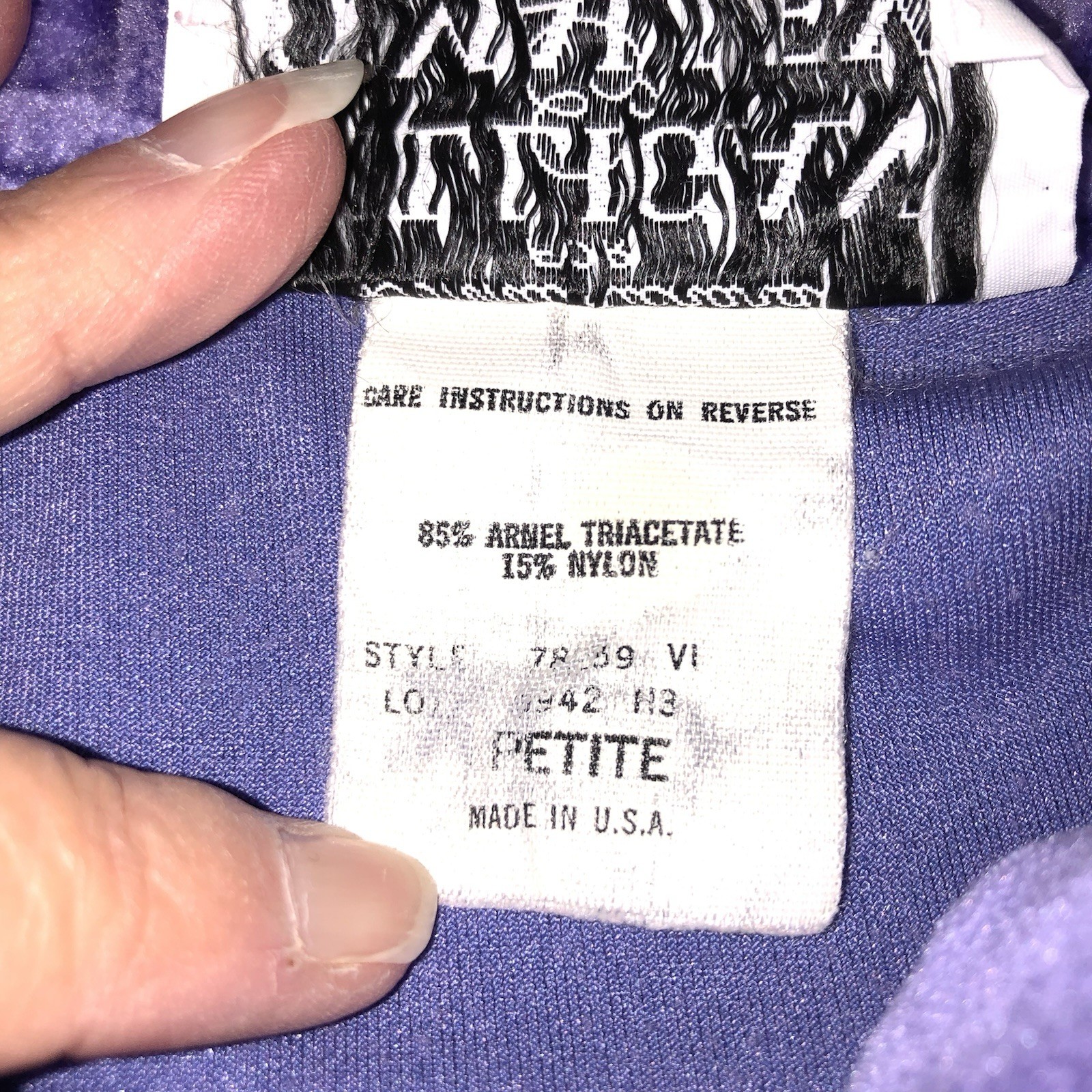 Vintage Donna Richard Gilligan & O&rsquo;Malley Velour Zip Robe Women&rsquo;s Petite Purple