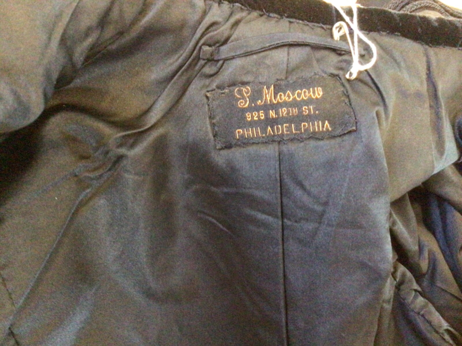 Authentic Philadelphia 1910 Suffragette FINE Wool Jacket velvet trim (E50)