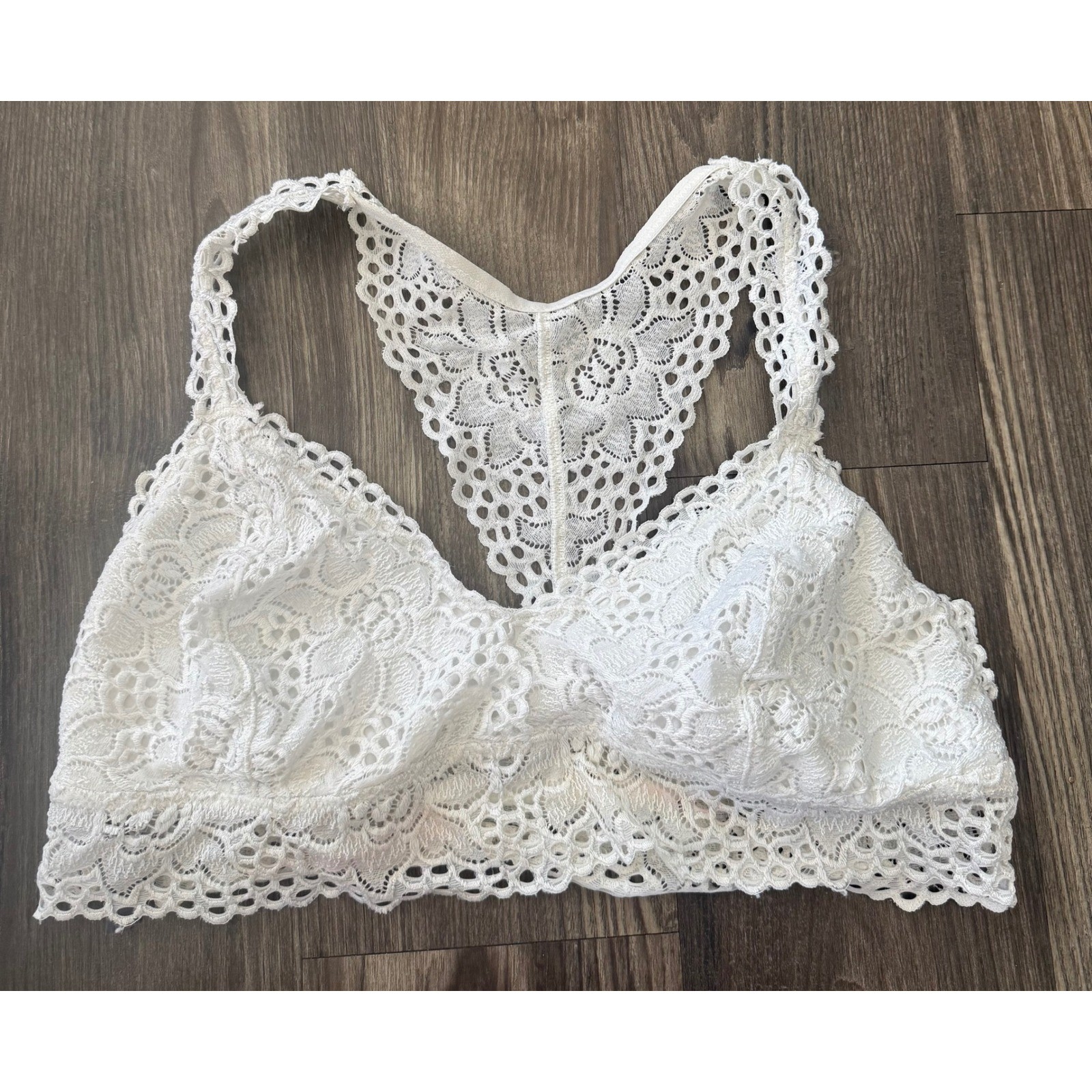 Women&rsquo;s aerie floral lace bralette XL coquette cottage core fairy core Boho Y2K