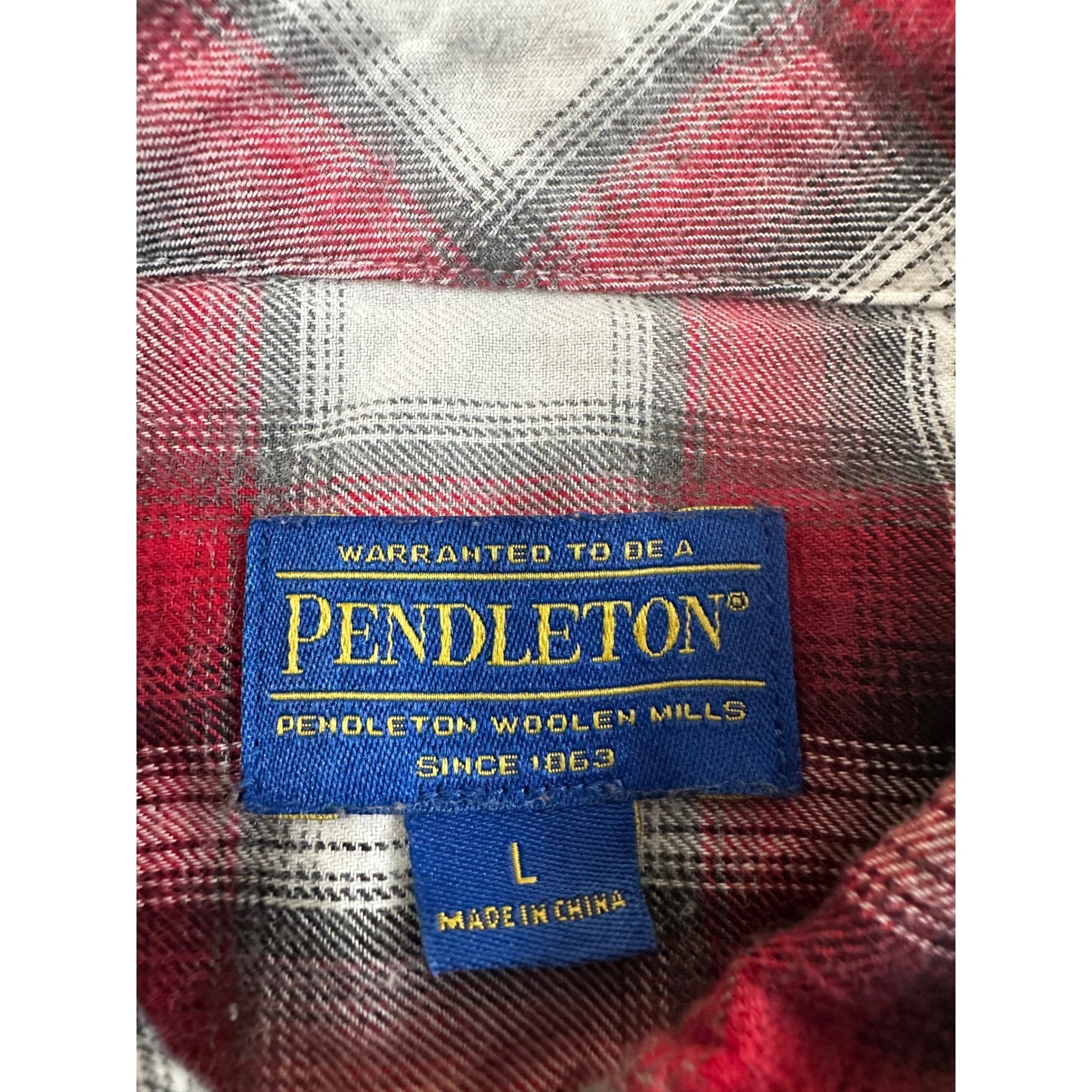 Pendleton flannel Shirts Womens Size L Classic Plaid Designs Various EUC