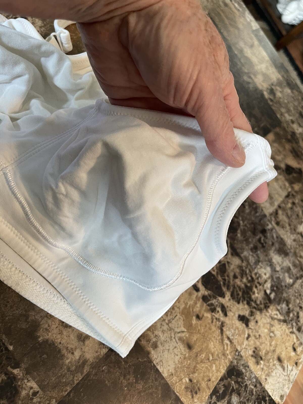 VINTAGE STRETCH BRA! 38DD. WHITE