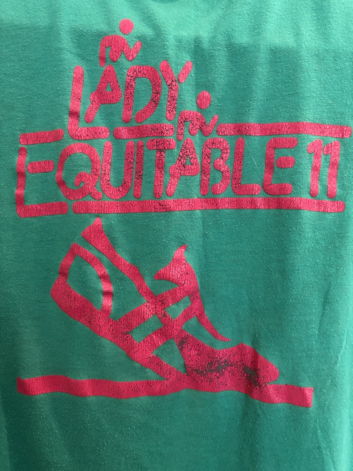 Vintage 80s Lady Equitable 11 T-Shirt, Small