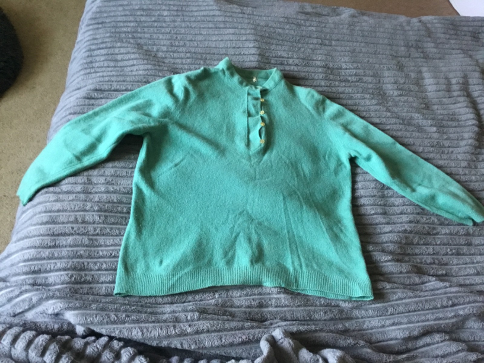 1930&rsquo;s summer Beach sportswear top blouse Wool M