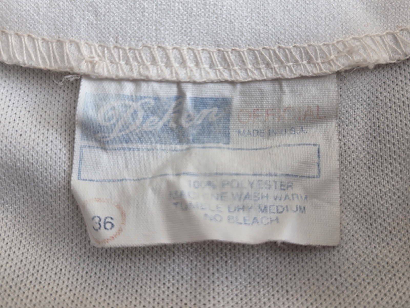 Vtg 70s 80s Dehen Knitting Co Cheerleader Skirt Sz 13 & Top Sz 36 USA Polyester