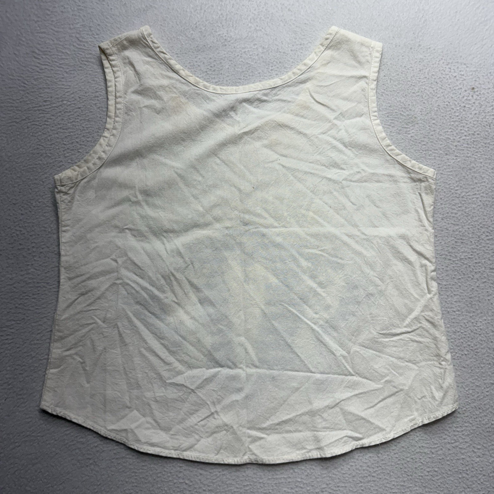 Vintage 80s United States Marine Tank Top Shirt Bedazzled Embroidered Studded S