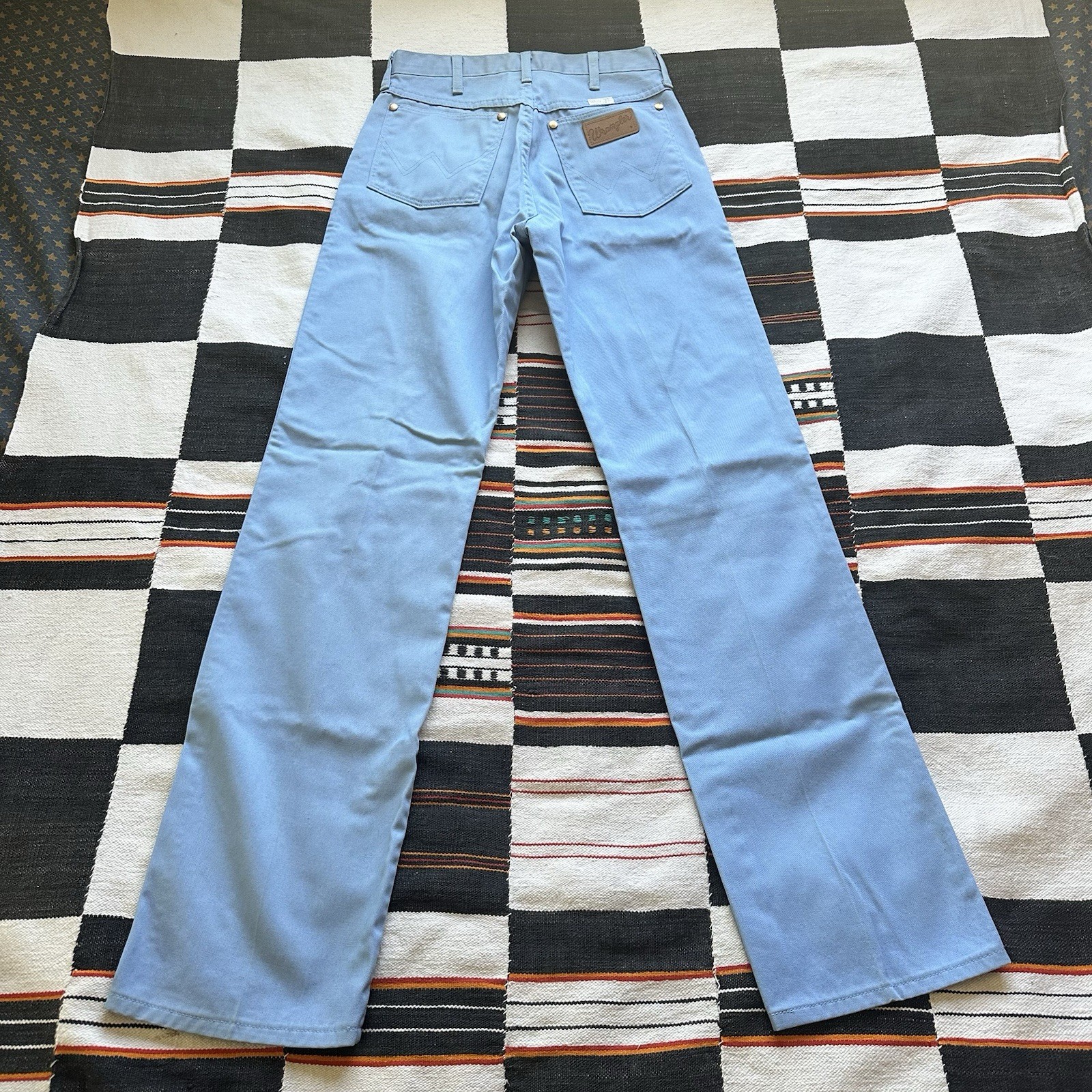 Vintage 60’s/70’s Wrangler Blue Sta-Prest Jeans. Women’s. Western. Rare. 26/33