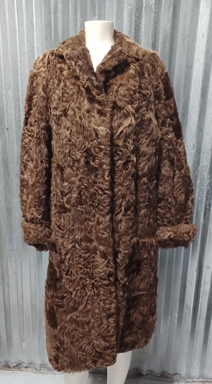 1930s Annis Furs New York Barney&rsquo;s Exclusive Full Length Persian Lamb Coat