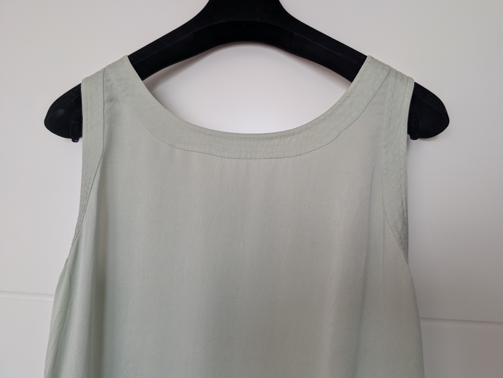 CHANEL Boutique 80-90&rsquo;s CC Gold Buttons Sleeveless Blouse Top Shirt Tank Vest S