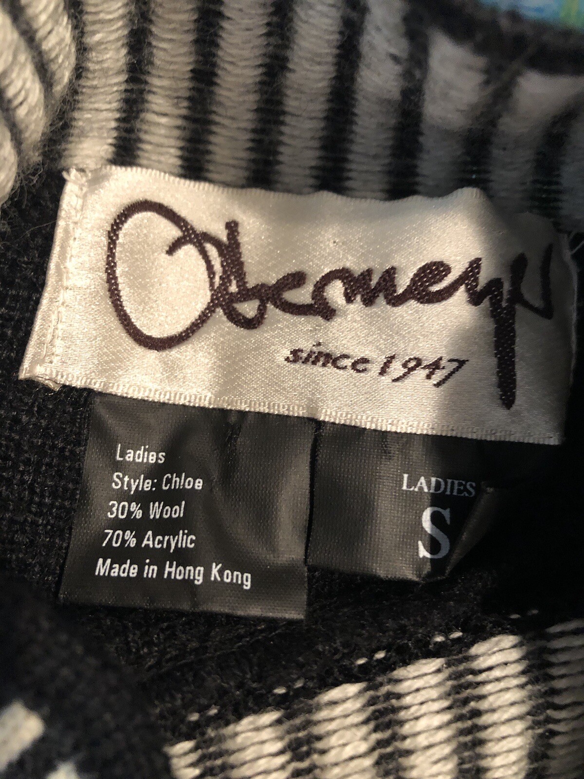 Pretty Vintage Obermeyer Chloe Sweater~S~Fair Isle/Edelweiss~B:44~Wool Blend~EC!