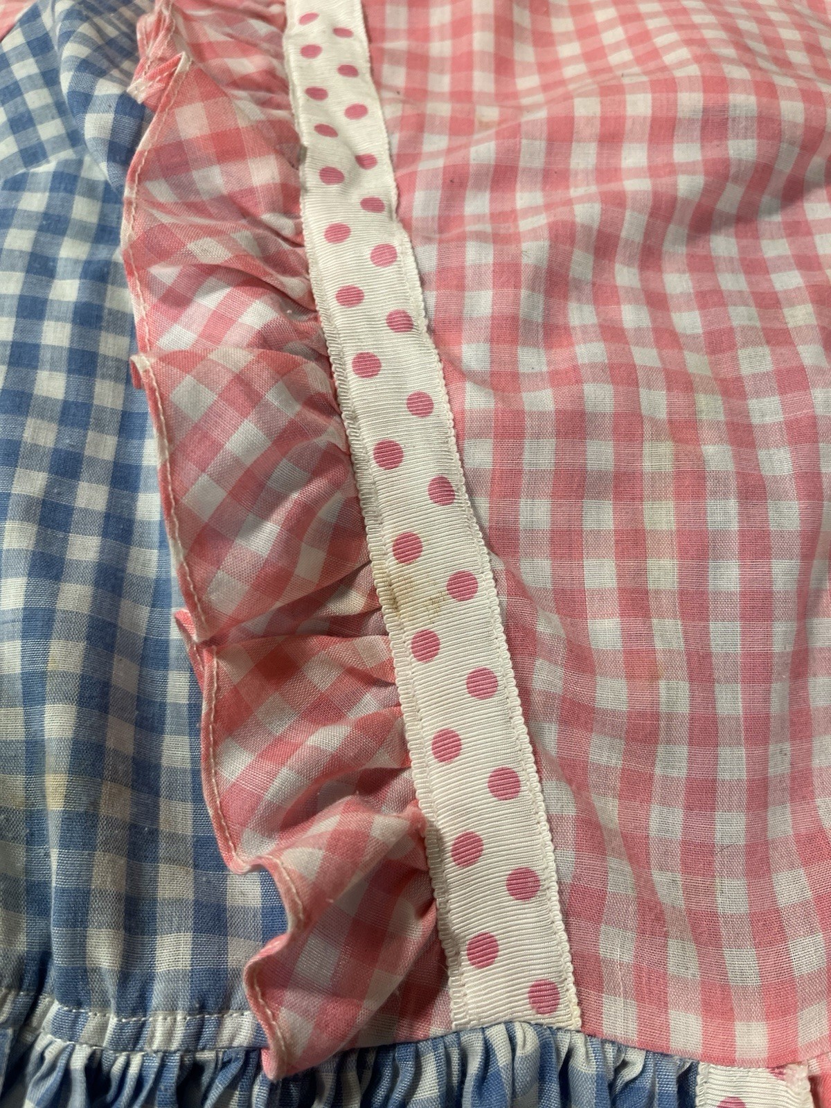 VTG 60&rsquo;s 70s Western Fashions DRESS SQUARE DANCING ROCKABLILLY GINGHAM