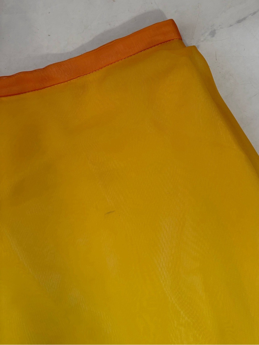 Vintage Union Made Size 9 Yellow Orange Ombré 2 Piece Formal Set Party Travel