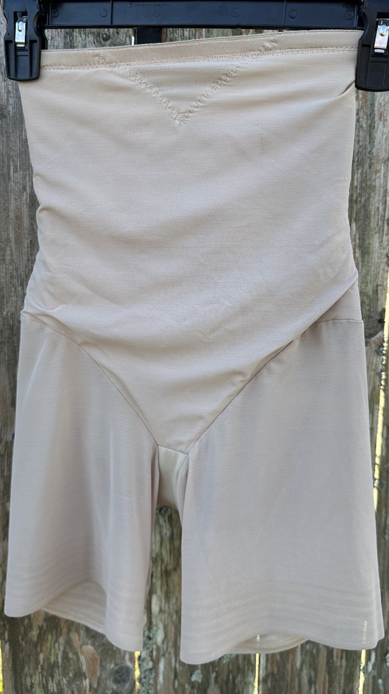 Miraclesuit HIGH WAIST Girdle Shaper Smooth Beige Nylon/Spandex 2789 Size M
