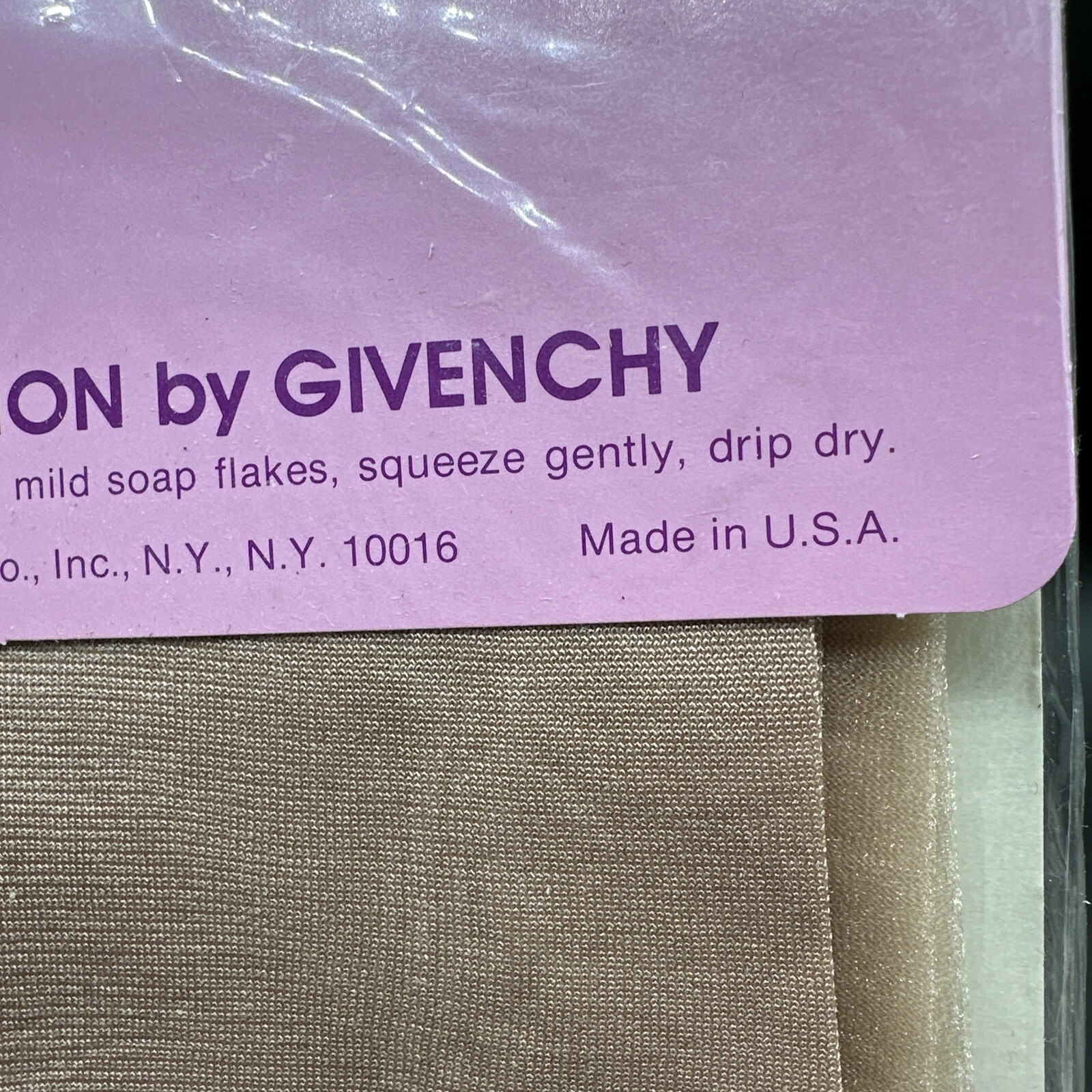 Vintage Givenchy Select Imperfects Fashion Collection Queen Size 9X Pantyhose