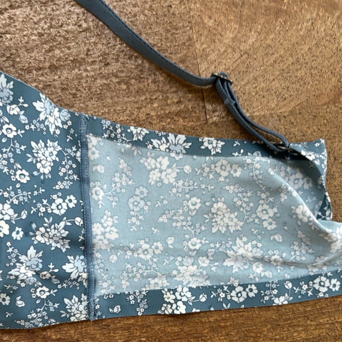 Lucky Brand Womens Wireless Multi Color Floral Print Bra Size XL
