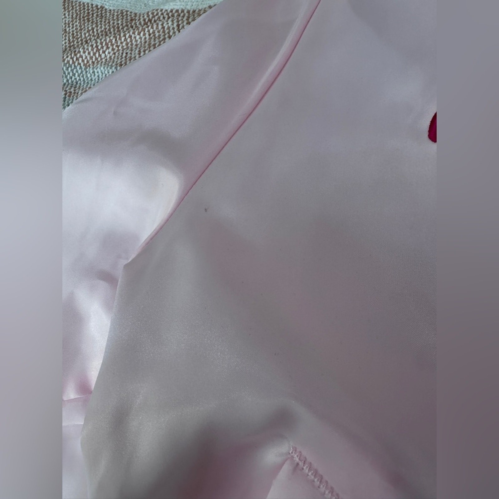 Hot August Nights Satin Bomber Jacket Pink 25th Anniversary size medium