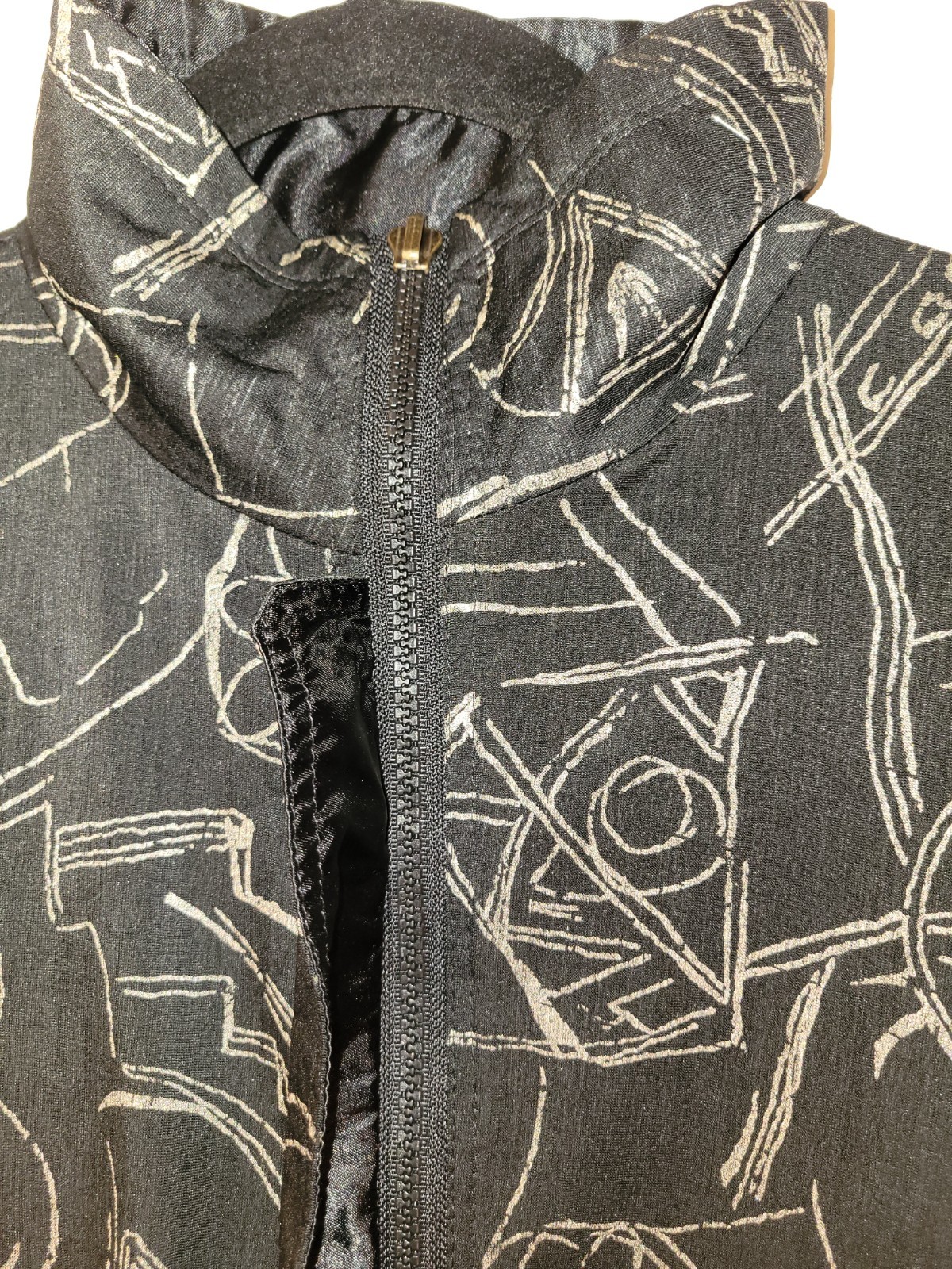 Vintage 1990s, Jacket, Women&rsquo;s, Medium, Black and Gold Details