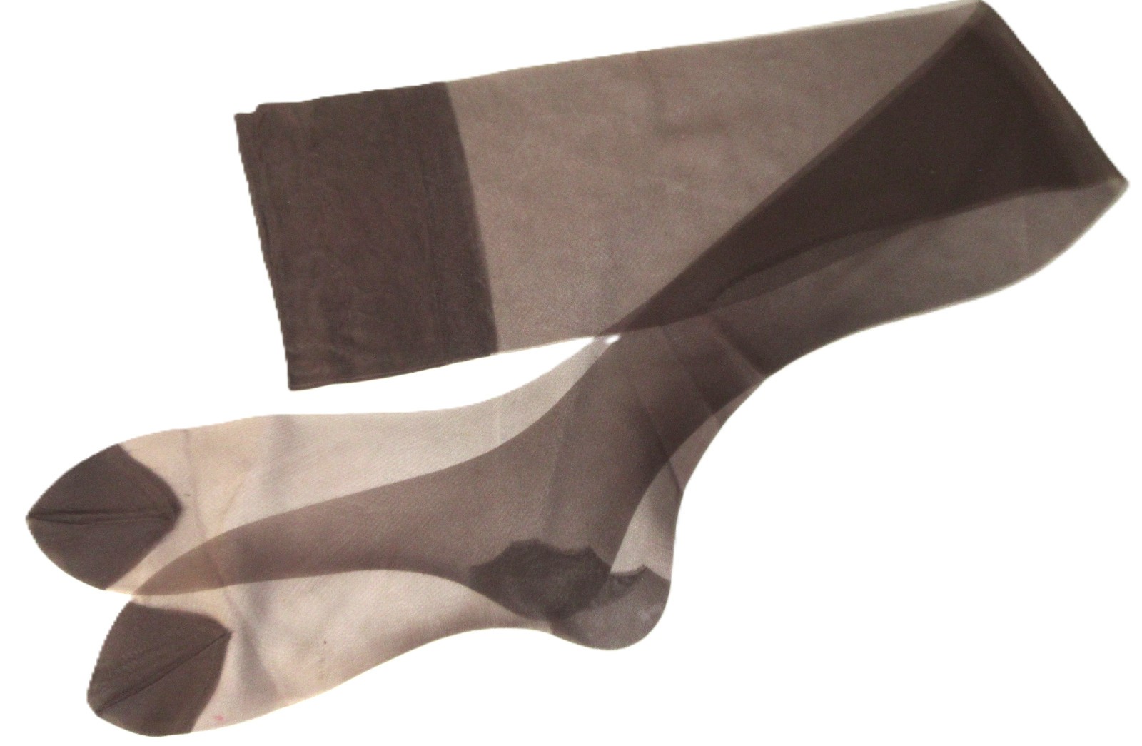 Vintage Arthur Murray Off Black Seamless Nylon Stockings 60s Off black 11