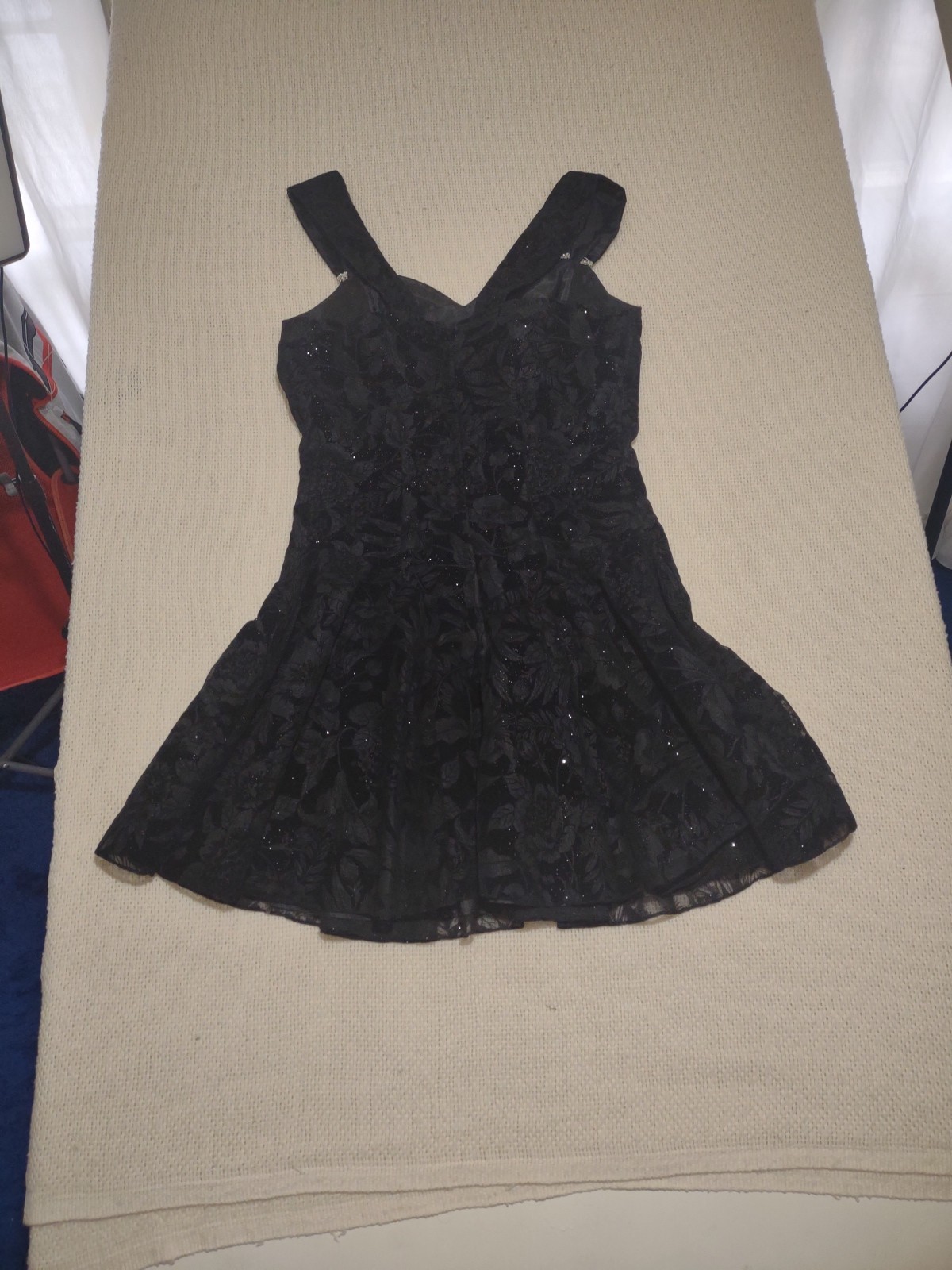 VTG 80s Flirtations Dress Small Whimsigoth Dark Fairy Special Occasion Romantic