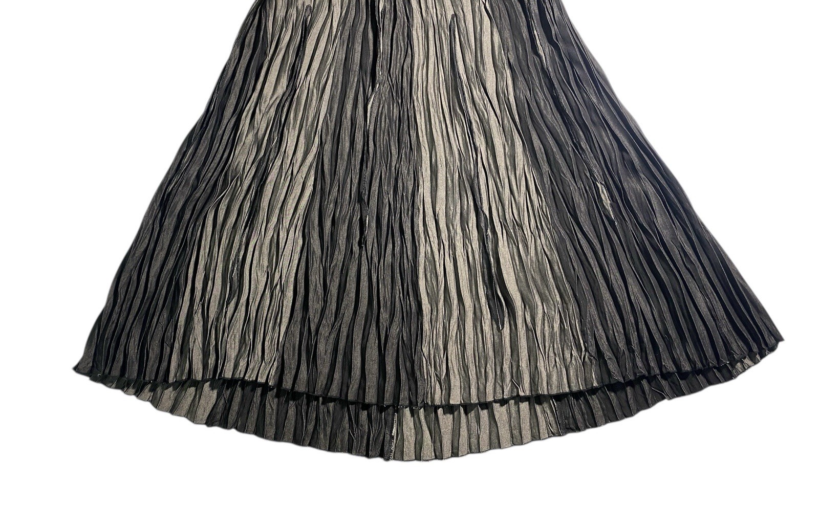 Vtg NWT Great Cavalier St Paul L Maxi Skirt Pleated Dark Romantic Ren Faire 23&Prime;