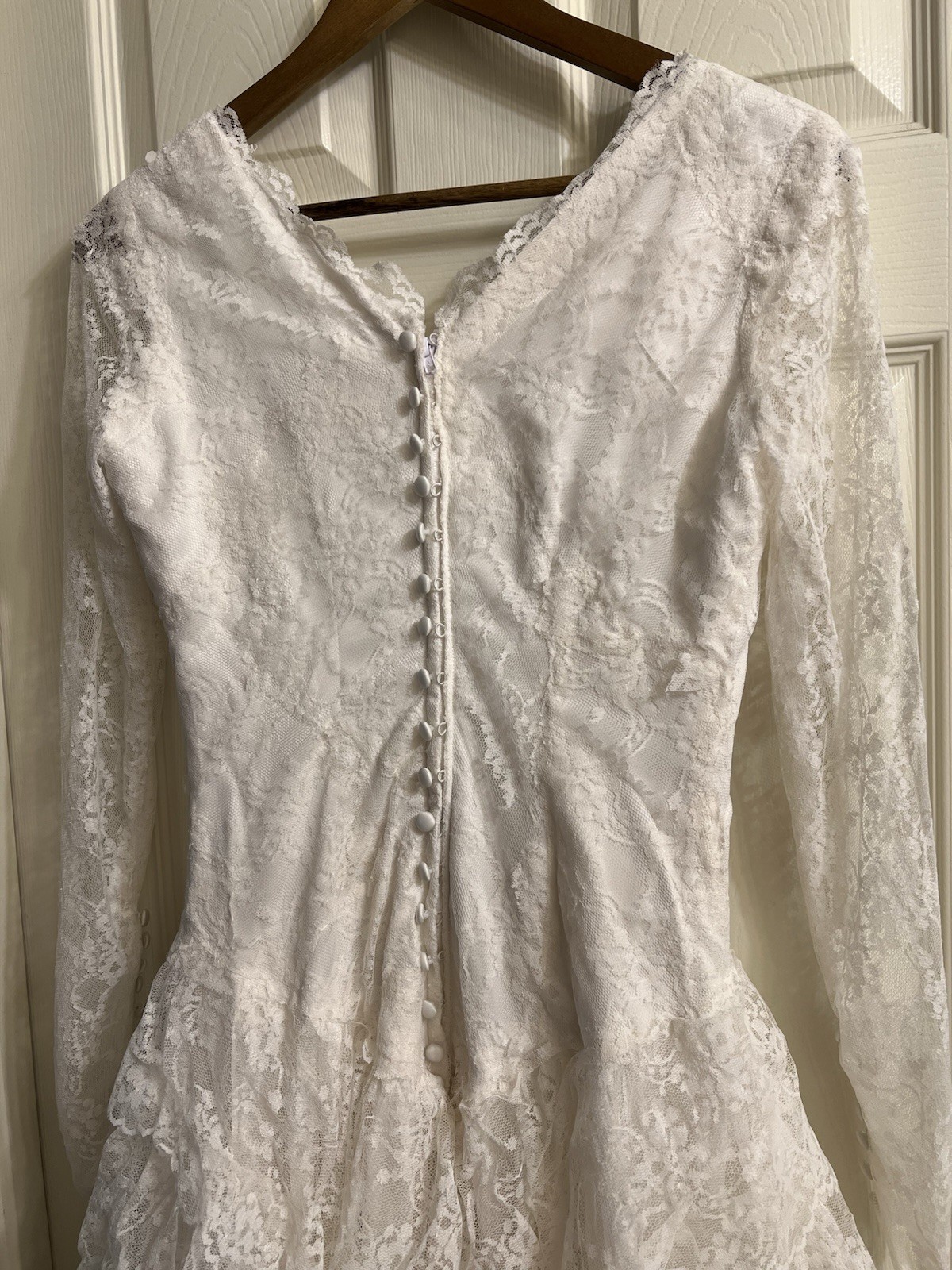 Vintage Custom Lace Wedding Dress