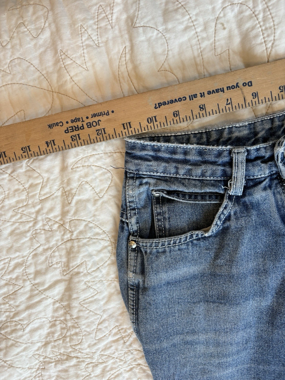 Unionbay True Vintage High-Waist Buttonfly Indigo Denim Jeans 1970&rsquo;s Size 5