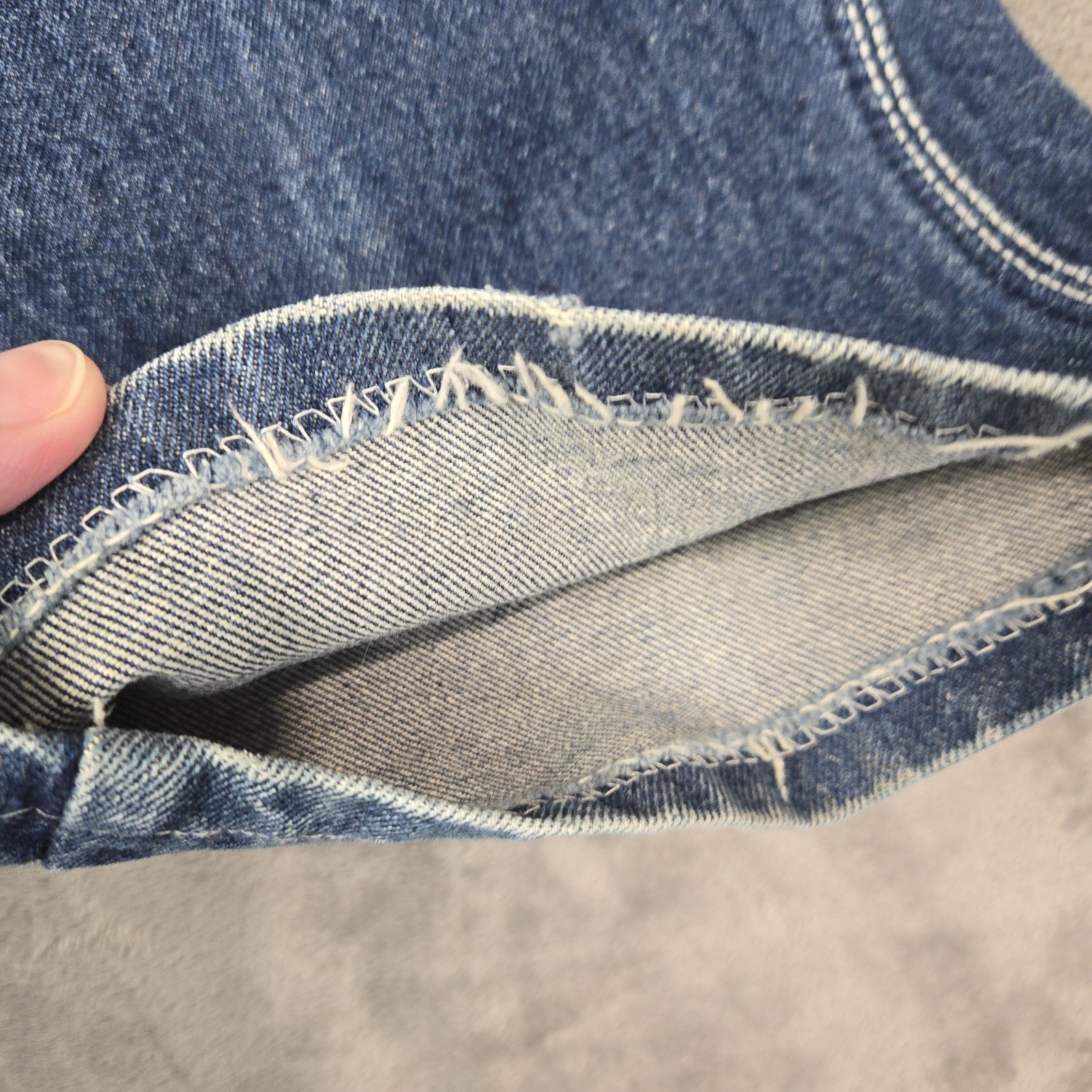 Vintage 70s 80s Lawman Jeans 30 XL Hemmed (~26&Prime;x27&Prime;) Blue Fade Denim 100% Cotton