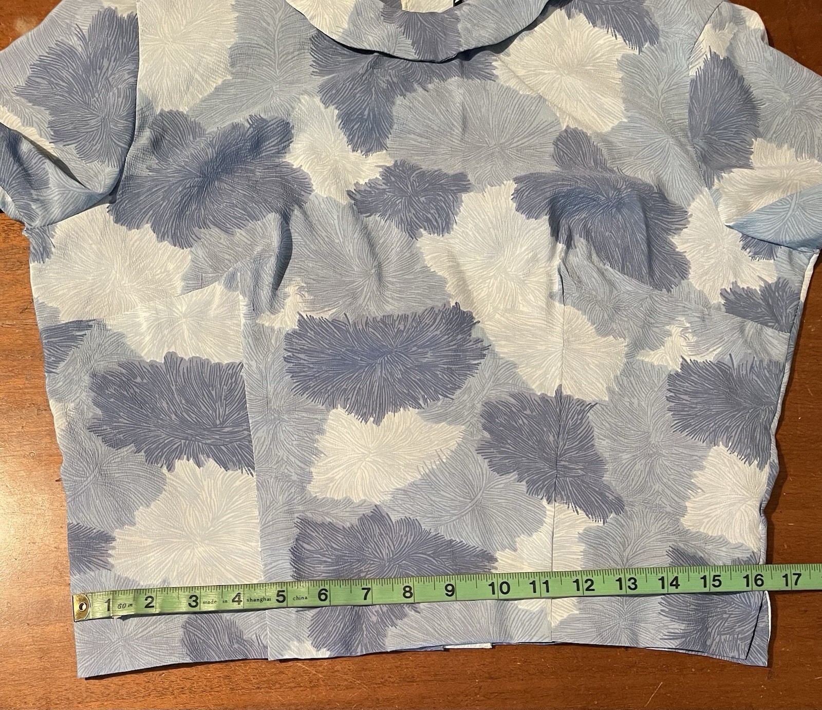 Teddi Of California vintage blouse back button-up Top