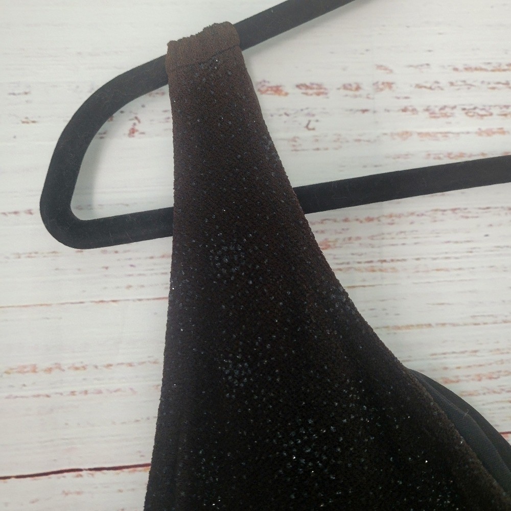 Y2K Black Sparkly One Shoulder Formal Column Dress 14 Sears Tags New Old Stock