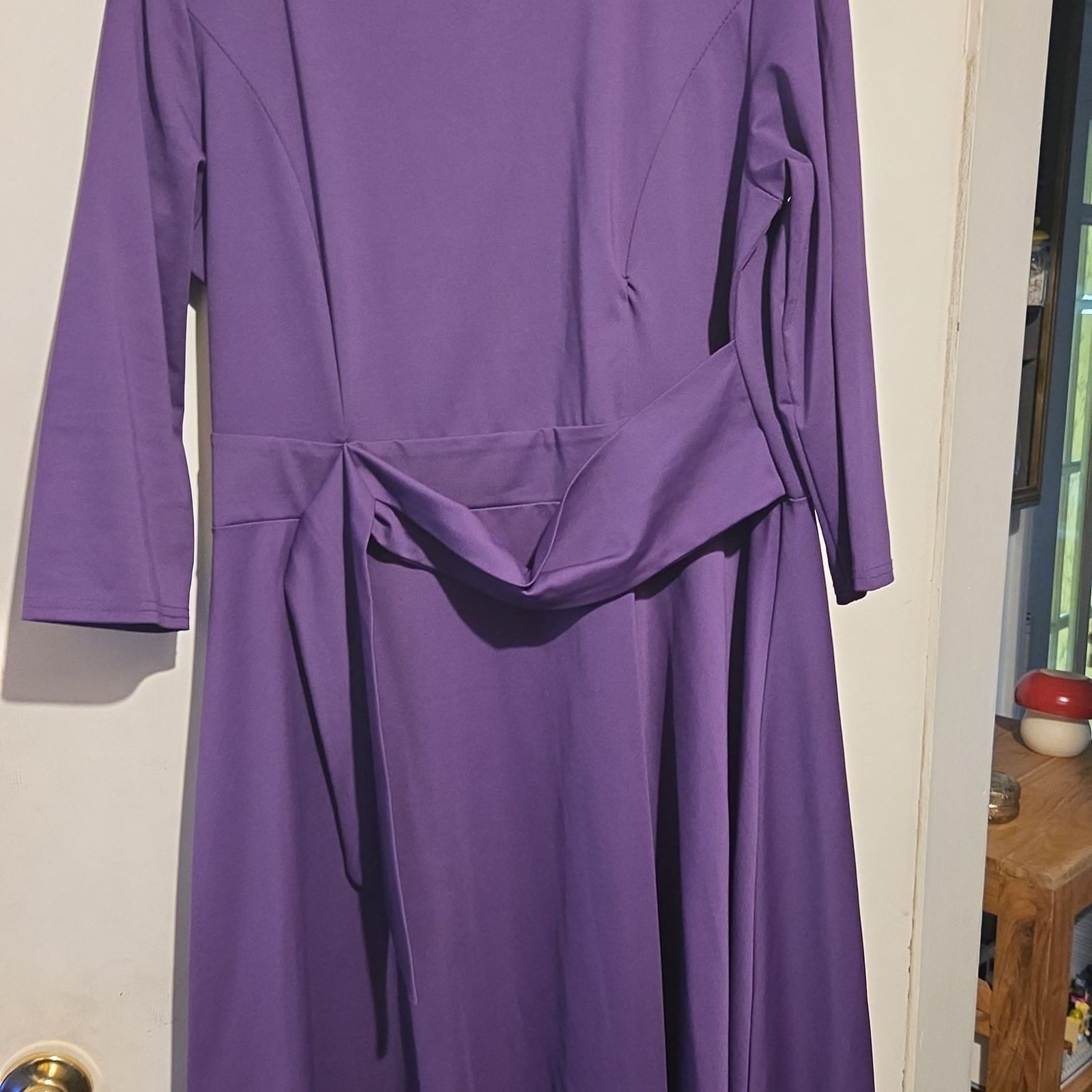 Vintage 70s Purple Maxi Dress