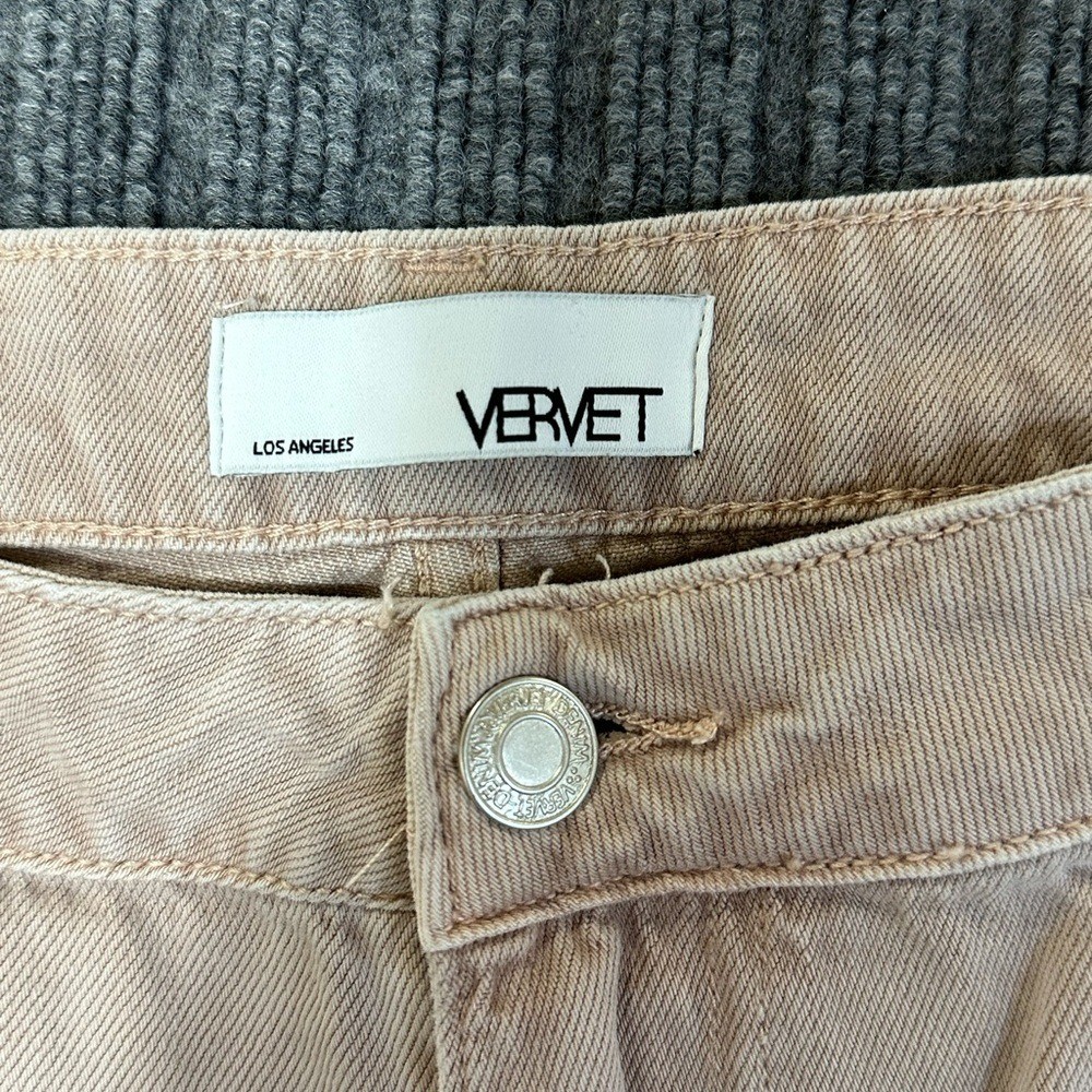 Vervet Cropped Distressed Jeans